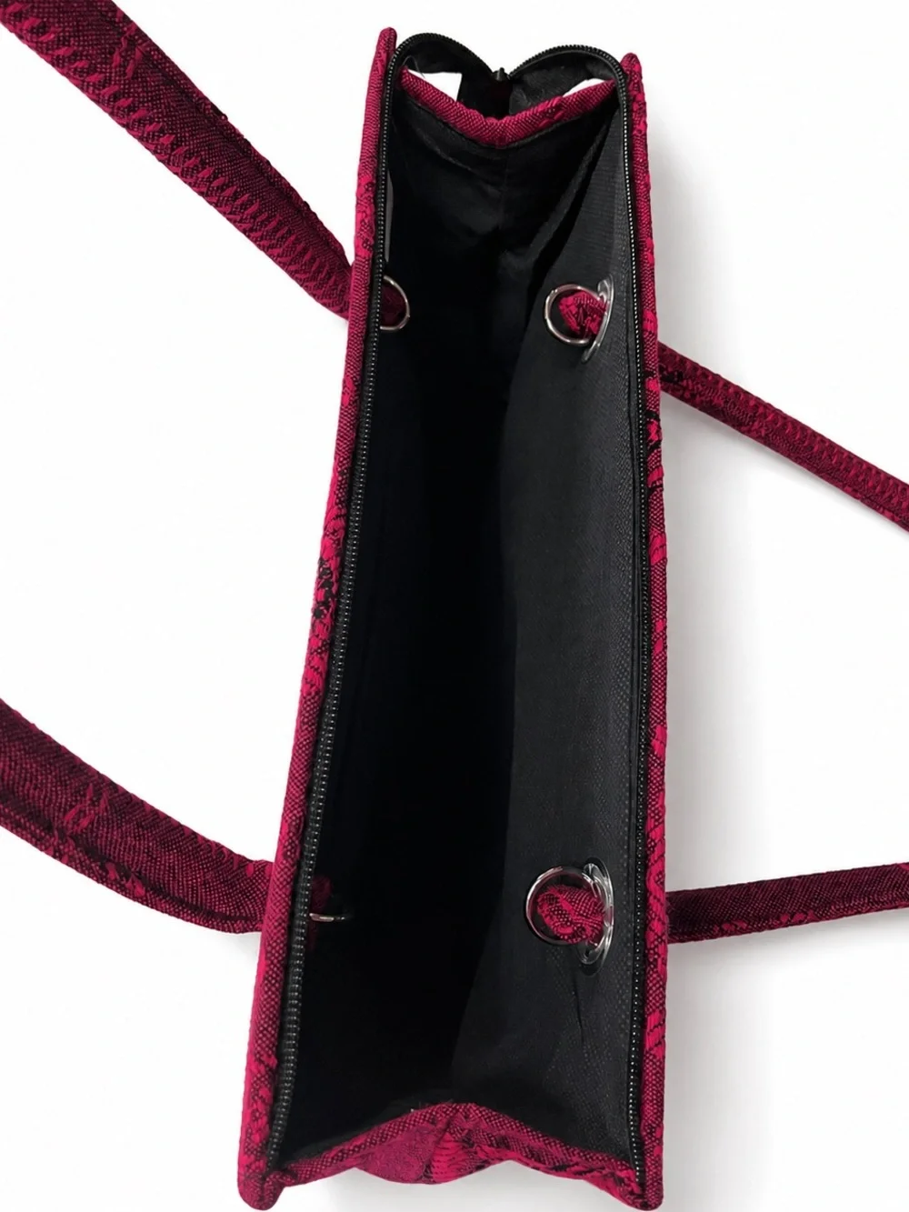 Women’s Pink Embroidered Tote Bag